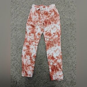 Cat & Jack Orange Tye Dye Joggers
